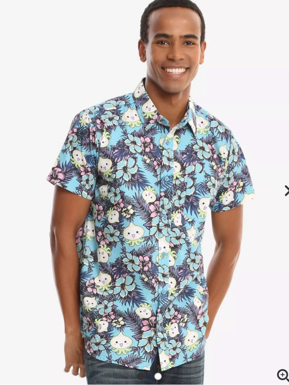 NWT Overwatch Pachimari Shirt Button Up Boxlunch Exclusive Men’s Small New